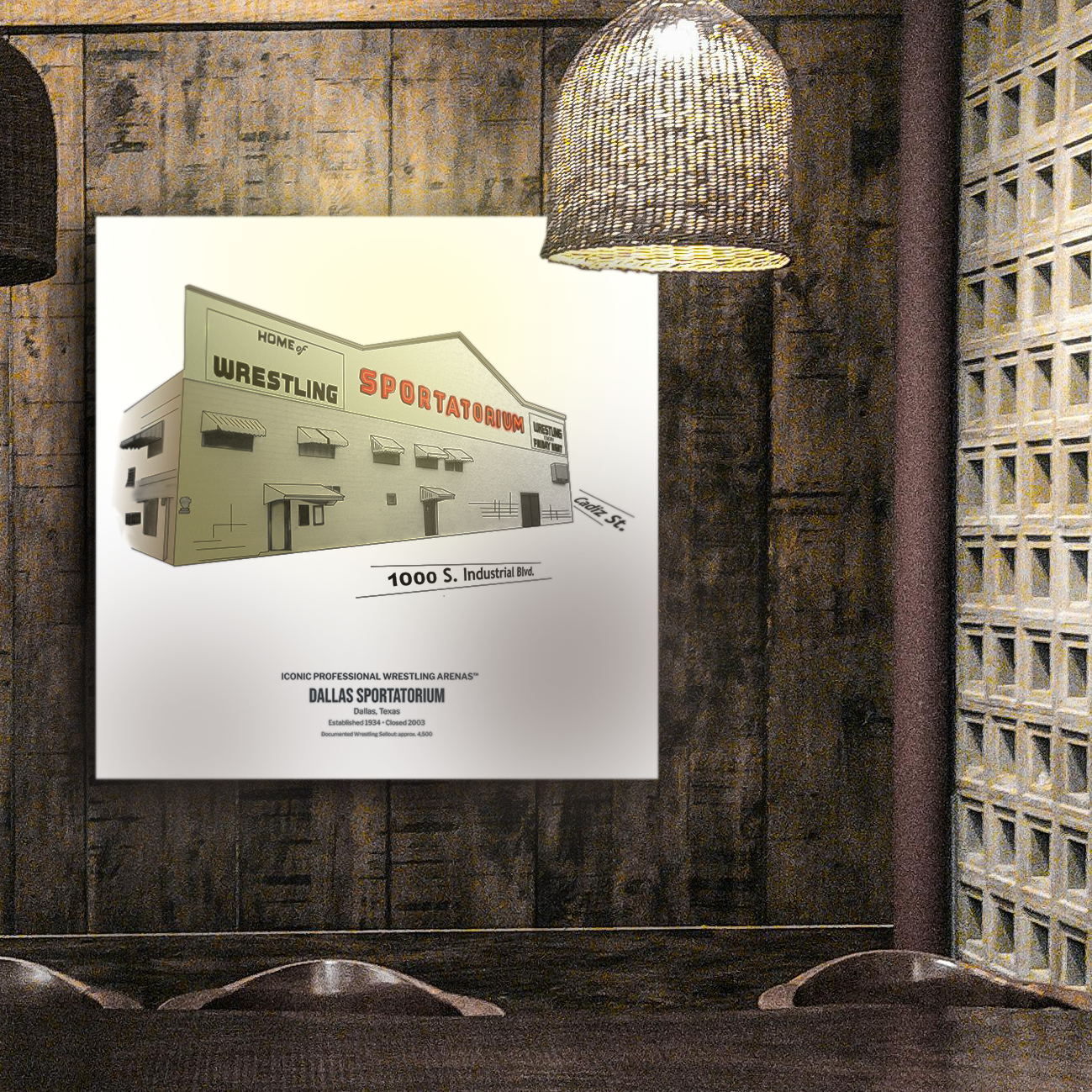 DALLAS SPORTATORIUM (Aluminum Print) Collector Edition