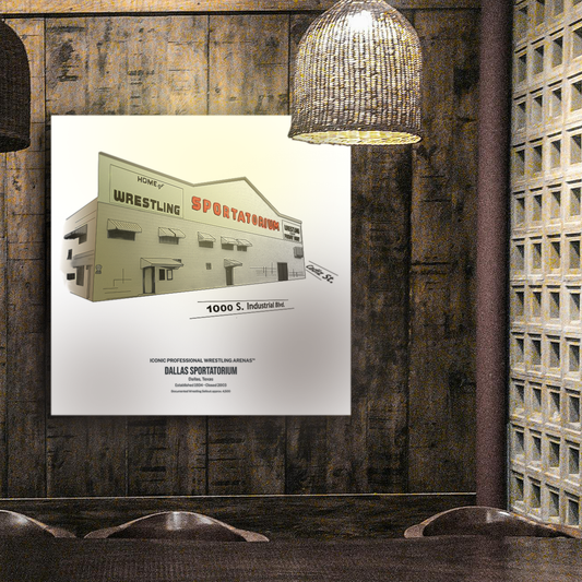 DALLAS SPORTATORIUM (Aluminum Print) Collector Edition