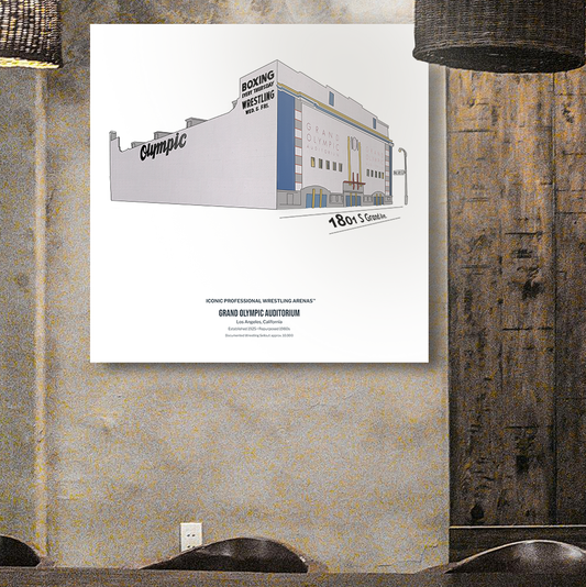 GRAND OLYMPIC AUDITORIUM (Aluminum Print) Collector Edition