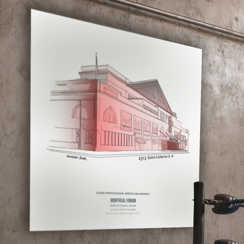 MONTREAL FORUM (Aluminum Print) Collector Edition