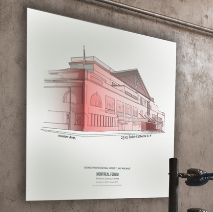 MONTREAL FORUM (Aluminum Print) Collector Edition