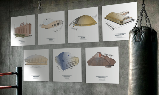 Volume II: 7 Iconic Arenas (16 x 16 Posters)