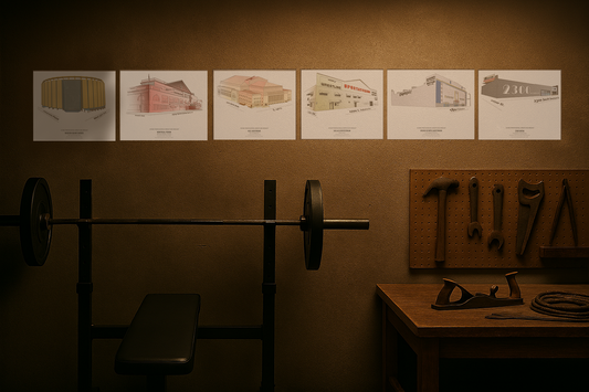 Volume I: 6 Iconic Arenas (12 x 12 Posters)