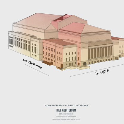 KIEL AUDITORIUM (Aluminum Print) Collector Edition