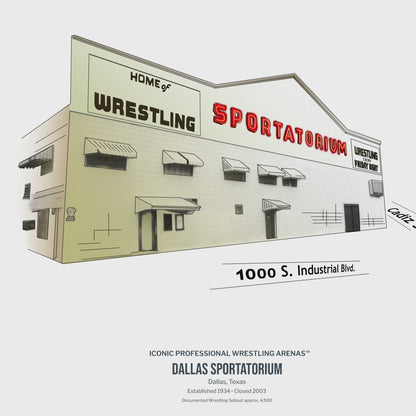 DALLAS SPORTATORIUM (Aluminum Print) Collector Edition