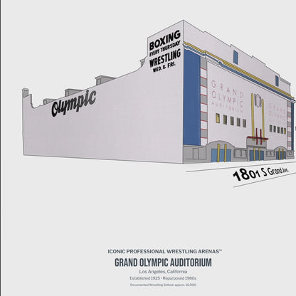 GRAND OLYMPIC AUDITORIUM (Aluminum Print) Collector Edition