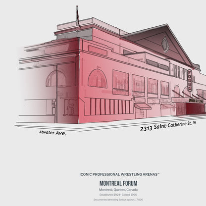 MONTREAL FORUM (Aluminum Print) Collector Edition